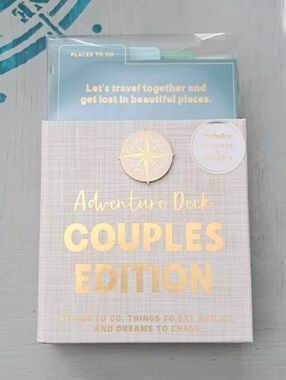 Adventure Deck:Couples Edition,Places To go,Things to Eat & Do, Dreams To Chase